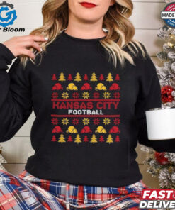 Kansas City Football Pattern Christmas Shirt