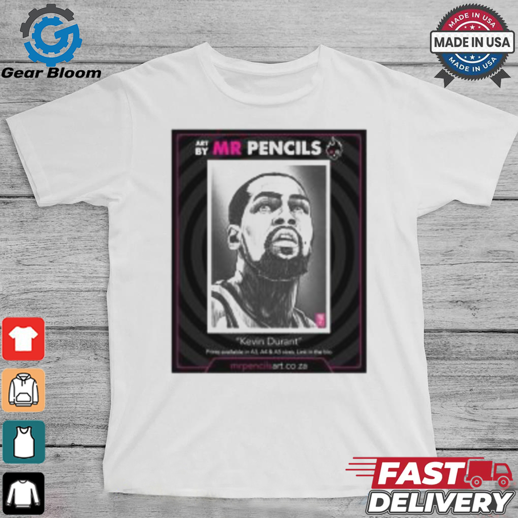 Kevin Durant Art By Mr Pencils Phoenix Suns NBA 2024 T shirt Kevin Durant Art By Mr Pencils Phoenix Suns NBA 2024 T shirt