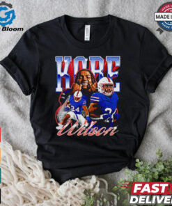 Kobe Wilson No. 24 SMU Mustangs graphic shirt