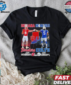 Kurtis Rourke Indiana Hoosiers On Saturdays X Anthony Richardson Indianapolis Colts On Sundays Shirt
