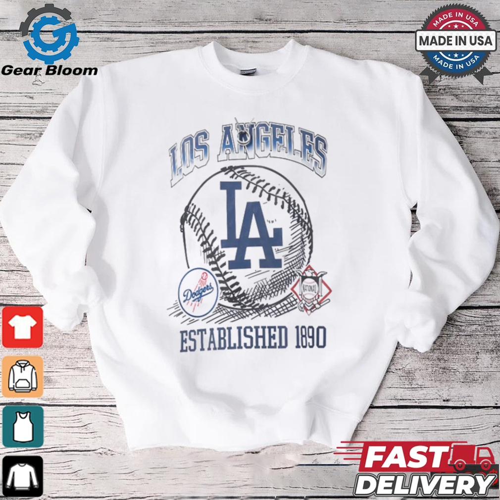 LA Dodgers GTP Established Logo Shirt LA Dodgers GTP Established Logo Shirt