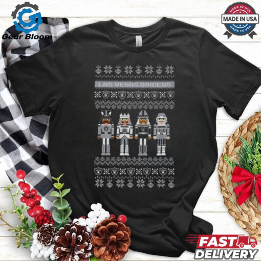 Las Vegas Raiders Holiday Nutcracker Sweater T Shirt