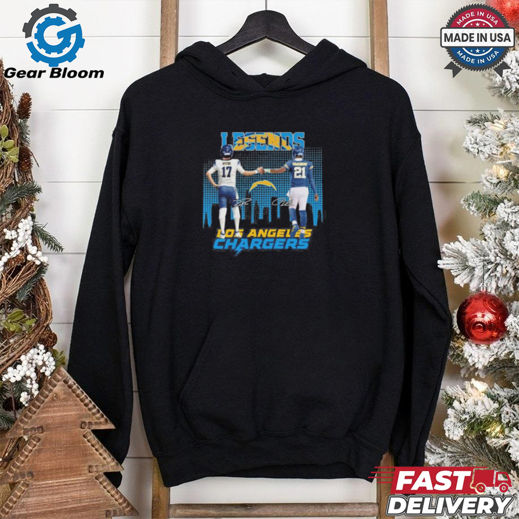 Legends Philip Rivers And Ladainian Tomlinson Los Angeles Chargers Shirt Legends Philip Rivers And Ladainian Tomlinson Los Angeles Chargers Shirt