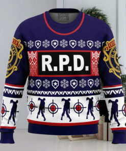 Leon Kennedy Bad Things Dead by Daylight Ugly Christmas Sweater