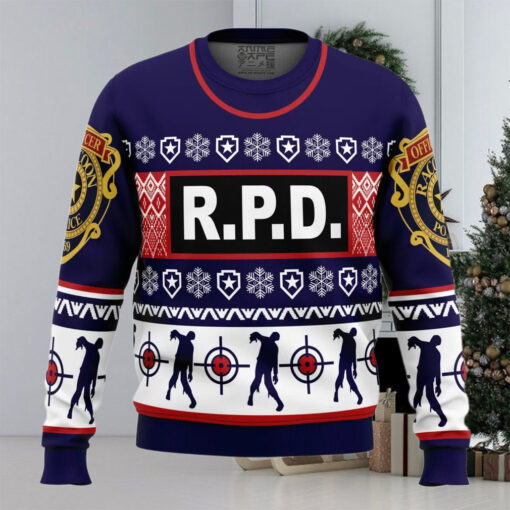 Leon Kennedy Bad Things Dead by Daylight Ugly Christmas Sweater