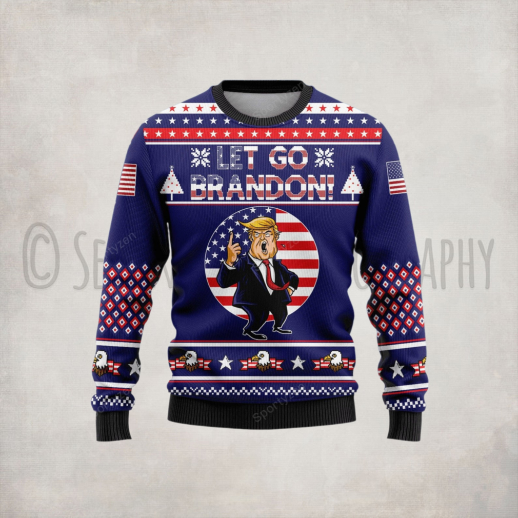Let’s Go Brandon FJB Trump Eagle Christmas Sweater – Unisex Funny Winter Holiday Ugly Christmas Sweater Let’s Go Brandon FJB Trump Eagle Christmas Sweater – Unisex Funny Winter Holiday Ugly Christmas Sweater