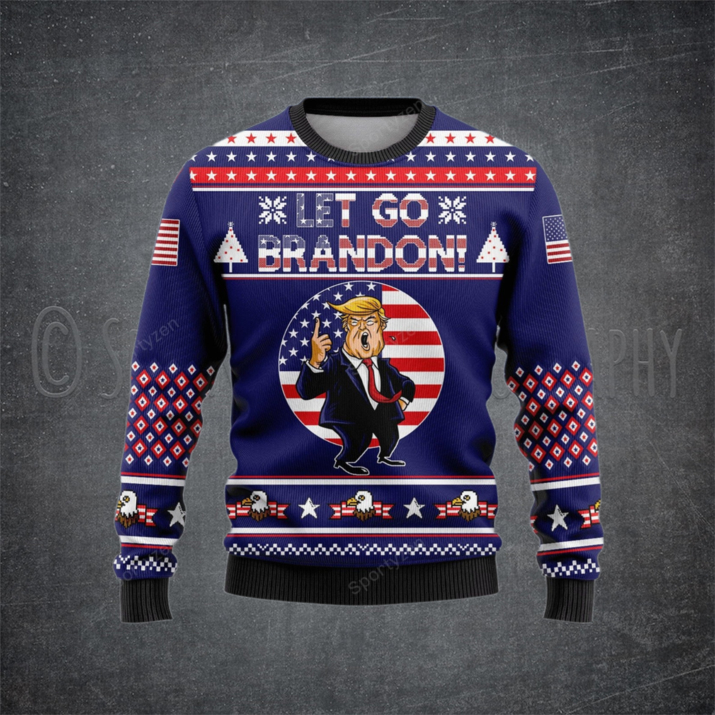 Let’s Go Brandon FJB Trump Eagle Christmas Sweater – Unisex Funny Winter Holiday Ugly Christmas Sweater Let’s Go Brandon FJB Trump Eagle Christmas Sweater – Unisex Funny Winter Holiday Ugly Christmas Sweater