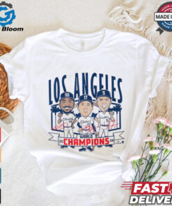 Los Angeles Baseball World Champions Caricatures T Shirt