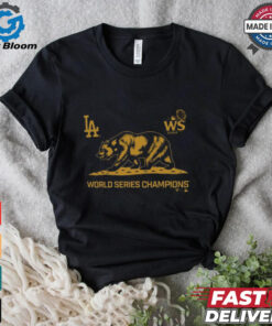 Los Angeles Dodgers 2024 World Series Champions Cali Bear T Shirt