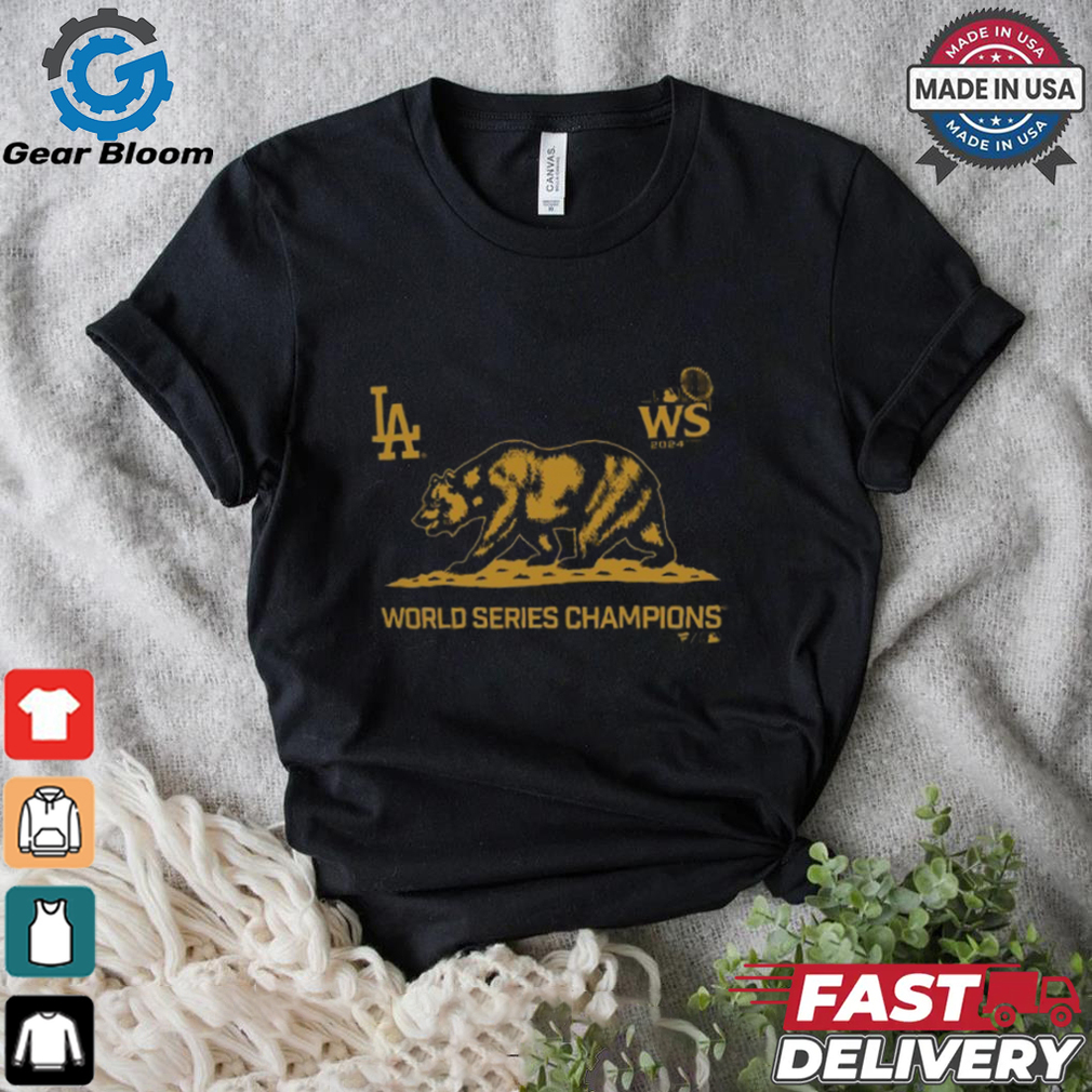 Los Angeles Dodgers 2024 World Series Champions Cali Bear T Shirt Los Angeles Dodgers 2024 World Series Champions Cali Bear T Shirt