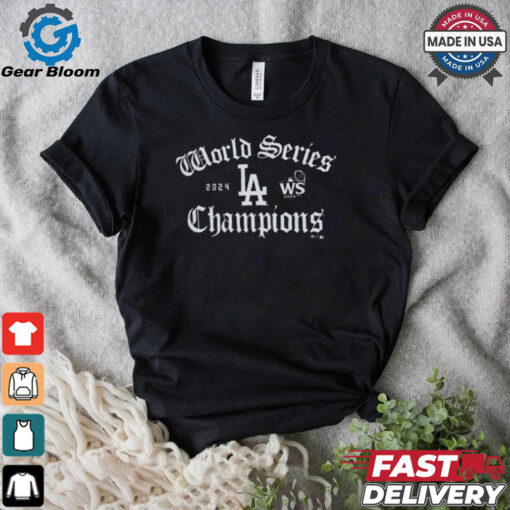 Los Angeles Dodgers 2024 World Series Champions Old English T Shirt