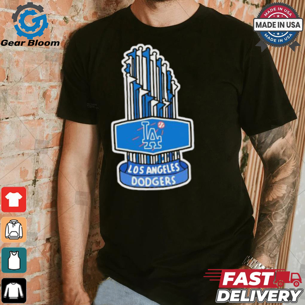 Los Angeles Dodgers 2024 World Series Champions trophy art shirt Los Angeles Dodgers 2024 World Series Champions trophy art shirt