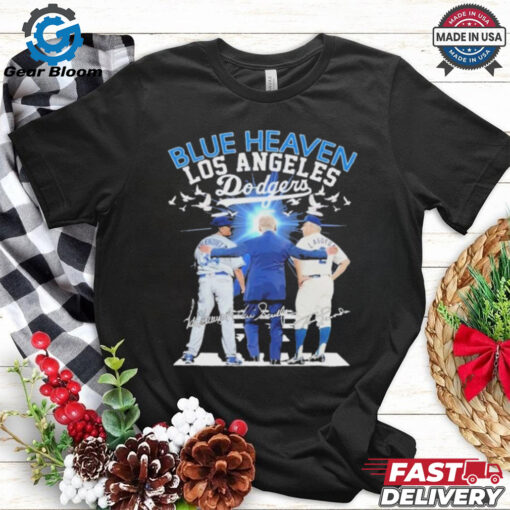 Los Angeles Dodgers Blue Heaven Valenzuela Lasorda Mike Scioscia T Shirt