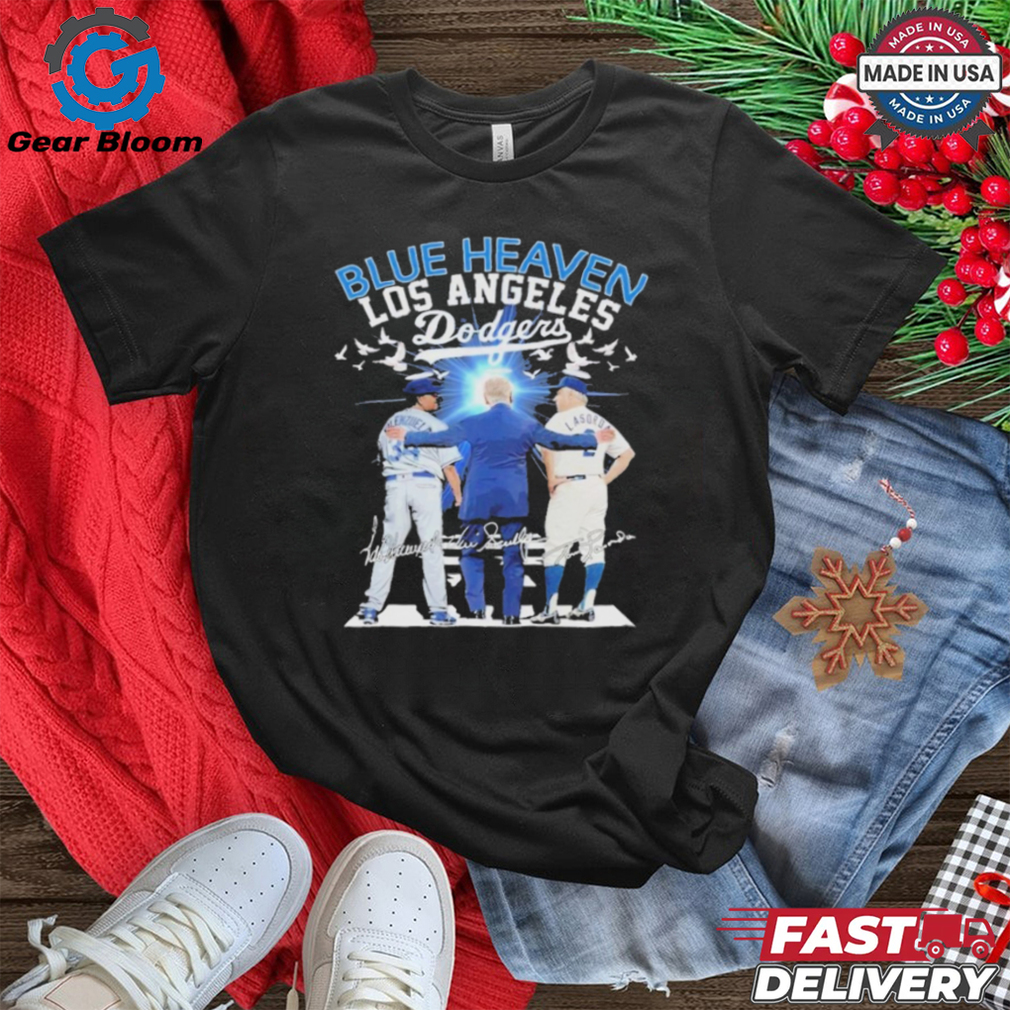 Los Angeles Dodgers Blue Heaven Valenzuela Lasorda Mike Scioscia T Shirt Los Angeles Dodgers Blue Heaven Valenzuela Lasorda Mike Scioscia T Shirt