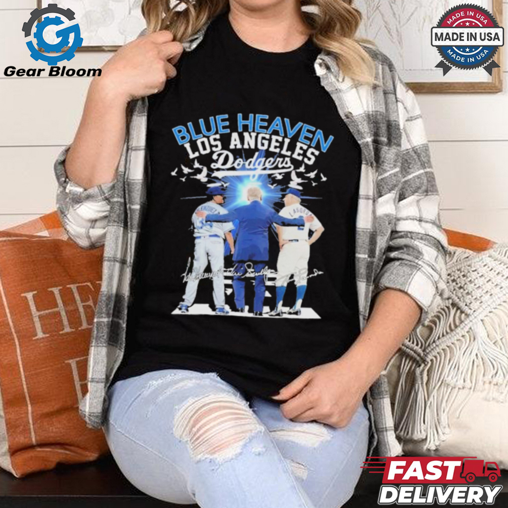 Los Angeles Dodgers Blue Heaven Valenzuela Lasorda Mike Scioscia T Shirt Los Angeles Dodgers Blue Heaven Valenzuela Lasorda Mike Scioscia T Shirt