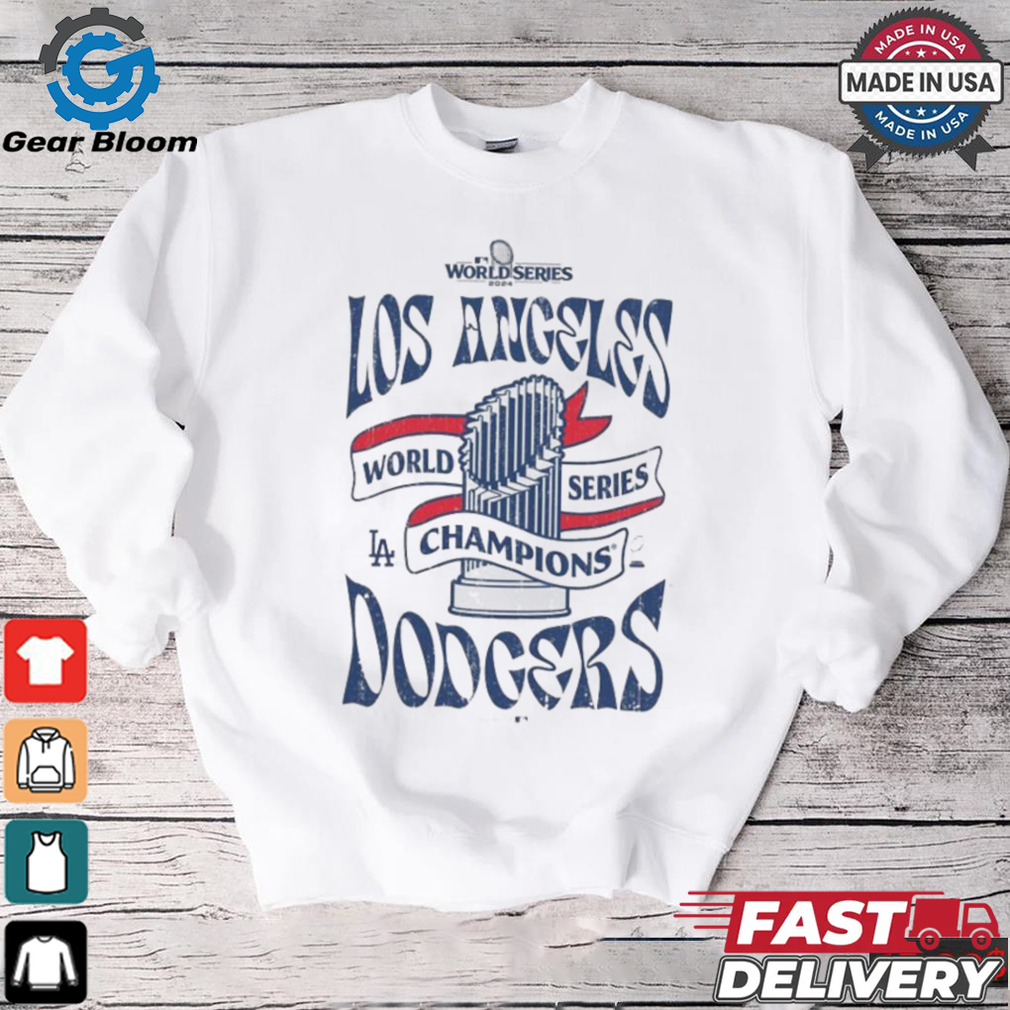 Los Angeles Dodgers Majestic Threads 2024 World Series Champions Shirt Los Angeles Dodgers Majestic Threads 2024 World Series Champions Shirt