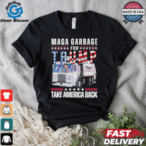 MAGA garbage for Trump take america back caricatures shirt