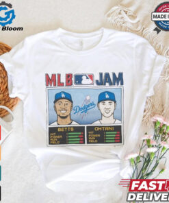 MLB Jam Dodgers Betts and Ohtani 2024 World Series Champions Los Angeles Dodgers Shirt