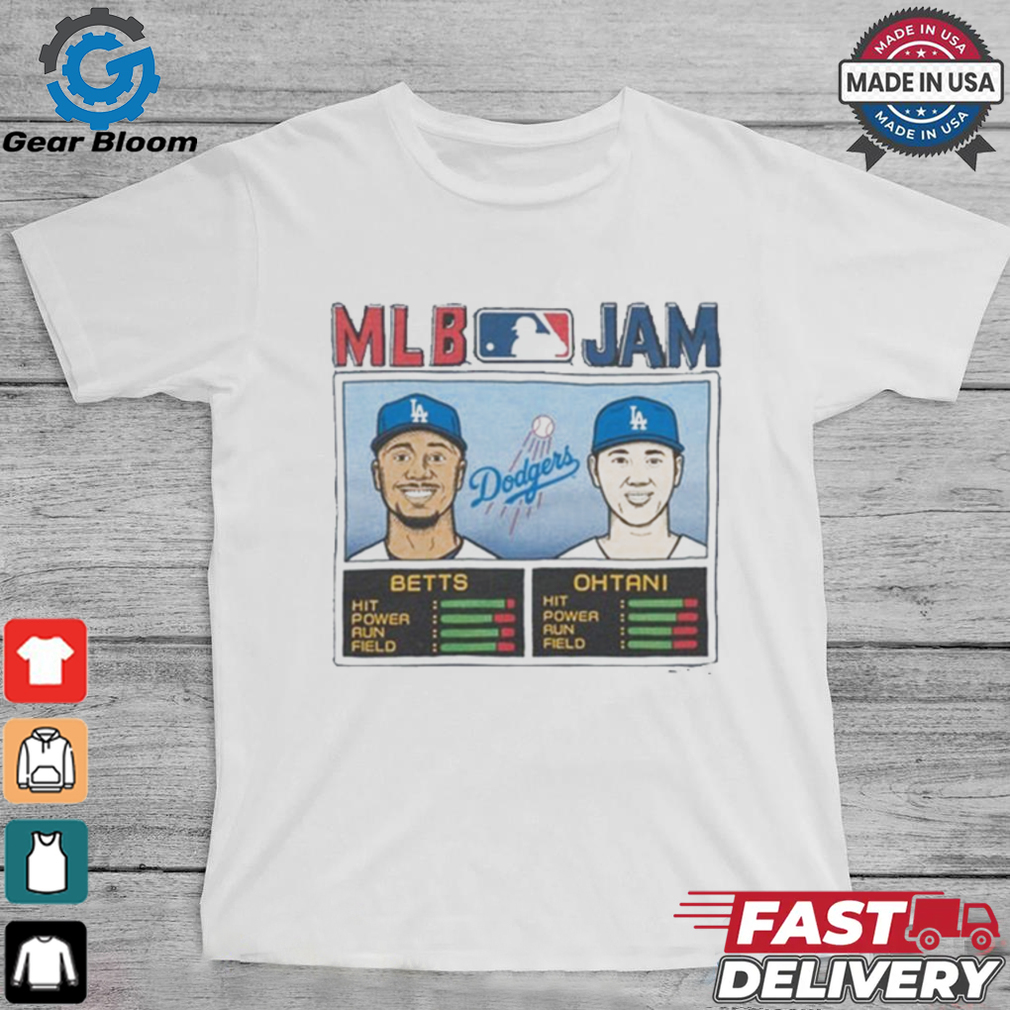 MLB Jam Dodgers Betts and Ohtani 2024 World Series Champions Los Angeles Dodgers Shirt MLB Jam Dodgers Betts and Ohtani 2024 World Series Champions Los Angeles Dodgers Shirt