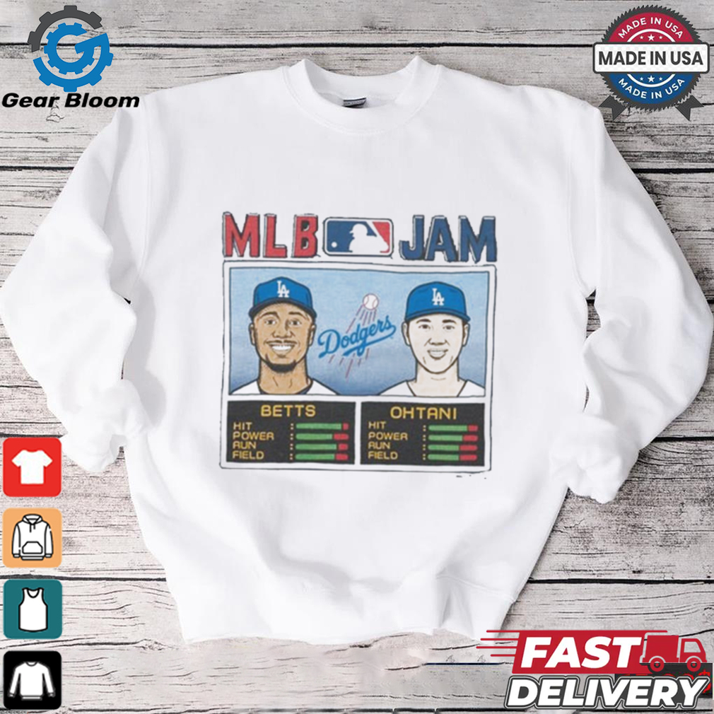 MLB Jam Dodgers Betts and Ohtani 2024 World Series Champions Los Angeles Dodgers Shirt MLB Jam Dodgers Betts and Ohtani 2024 World Series Champions Los Angeles Dodgers Shirt
