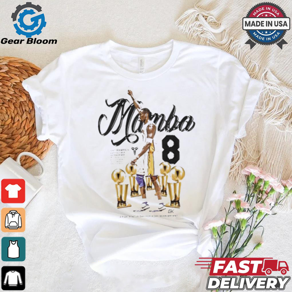 Mamba Kobe Bryant 8 Los Angeles Lakers trophy shirt Mamba Kobe Bryant 8 Los Angeles Lakers trophy shirt