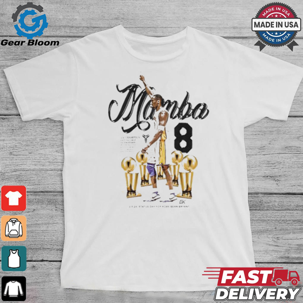 Mamba Kobe Bryant 8 Los Angeles Lakers trophy shirt Mamba Kobe Bryant 8 Los Angeles Lakers trophy shirt