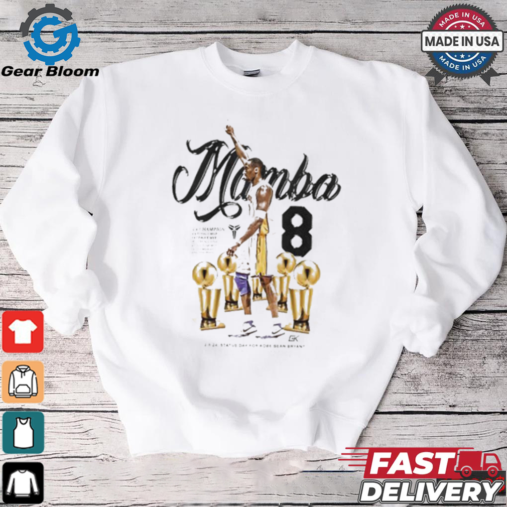 Mamba Kobe Bryant 8 Los Angeles Lakers trophy shirt Mamba Kobe Bryant 8 Los Angeles Lakers trophy shirt