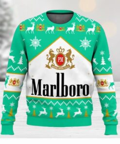 Marlboro Menthol Cigarette Ugly Christmas Sweater