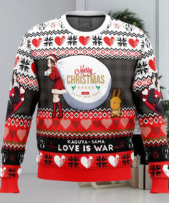 Merry Christmas And Happy New Year Kaguya Sama Love Is War Ugly Christmas Sweater