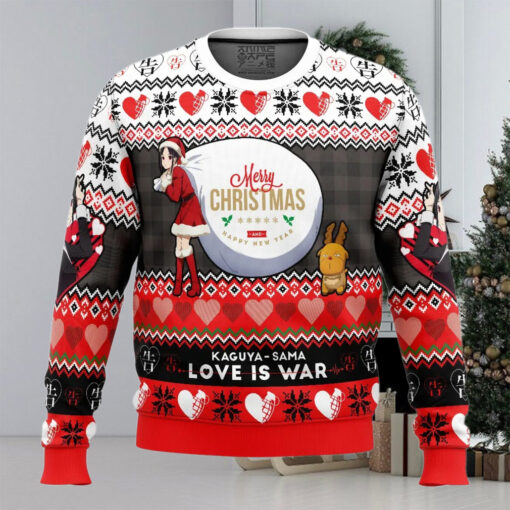 Merry Christmas And Happy New Year Kaguya Sama Love Is War Ugly Christmas Sweater