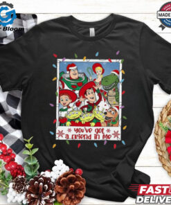 Merry Christmas Toy Story Sweatshirt, Disneyland X mas Shirt, You've Got A Friend In Me Christmas Shirt