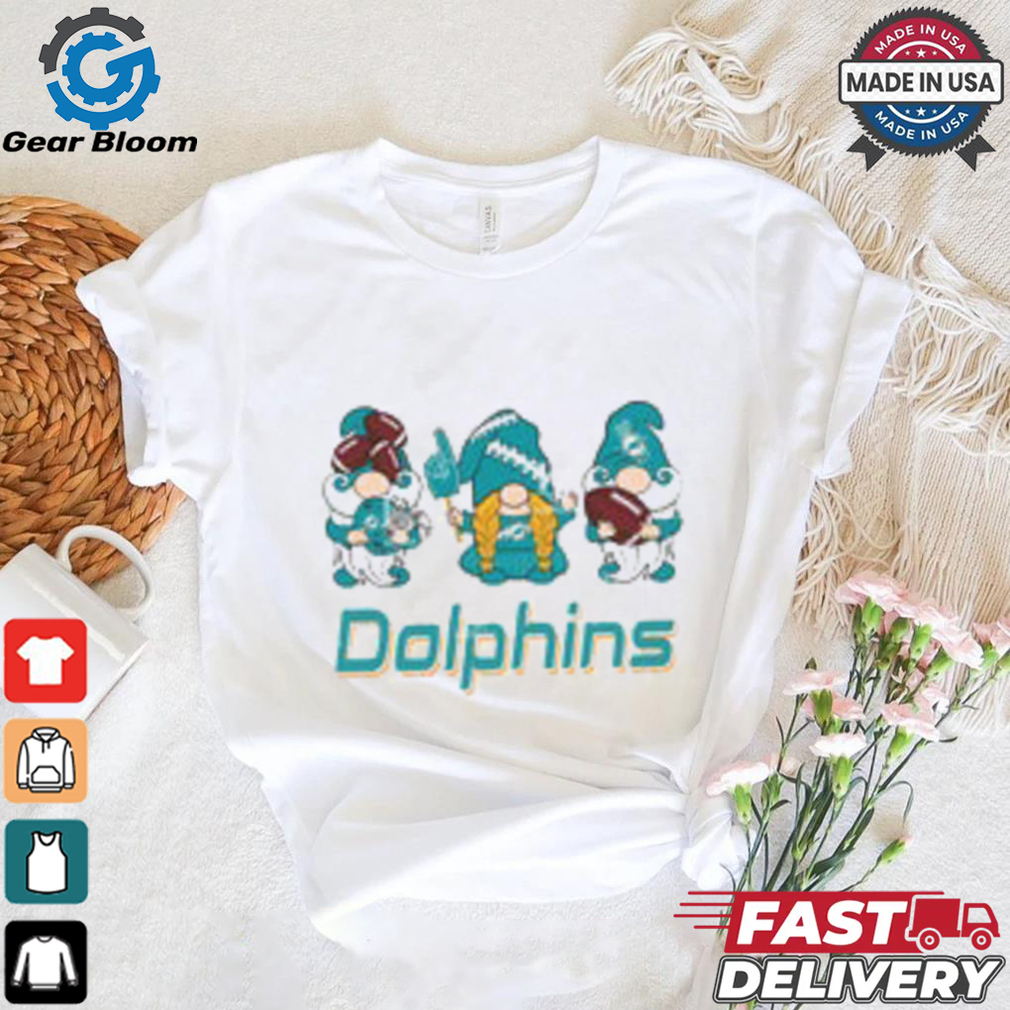 Miami Dolphins 3 Gnomes Football shirt Miami Dolphins 3 Gnomes Football shirt