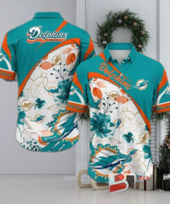 Miami Dolphins Custom Hawaiian Shirt Funny Beach Outfit Floral
