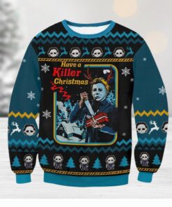 Micheal Myers Killer Christmas Ugly Sweater