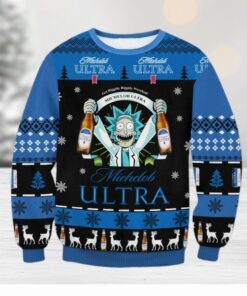 Michelob Ultra Rick Ugly Sweater