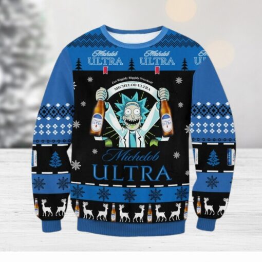 Michelob Ultra Rick Ugly Sweater