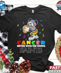 Mickey Cancer messed with wrong New Orleans Saints shirt