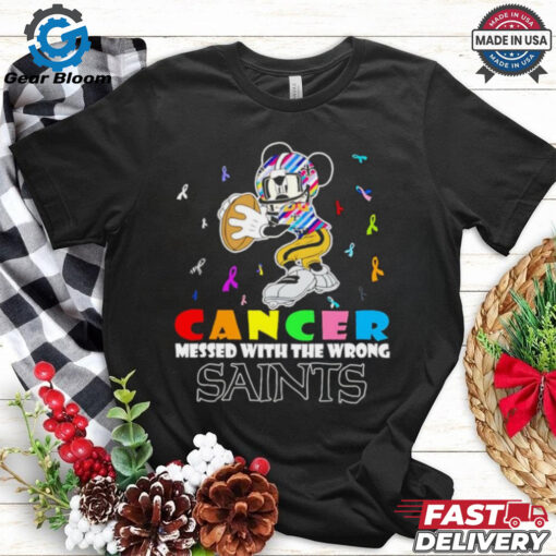 Mickey Cancer messed with wrong New Orleans Saints shirt