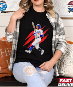 Mookie Betts Los Angeles Dodgers 2024 World Series Champions scratches shirt