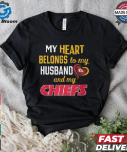 My Heart Belongs To My Husband And My Chieft Shirt