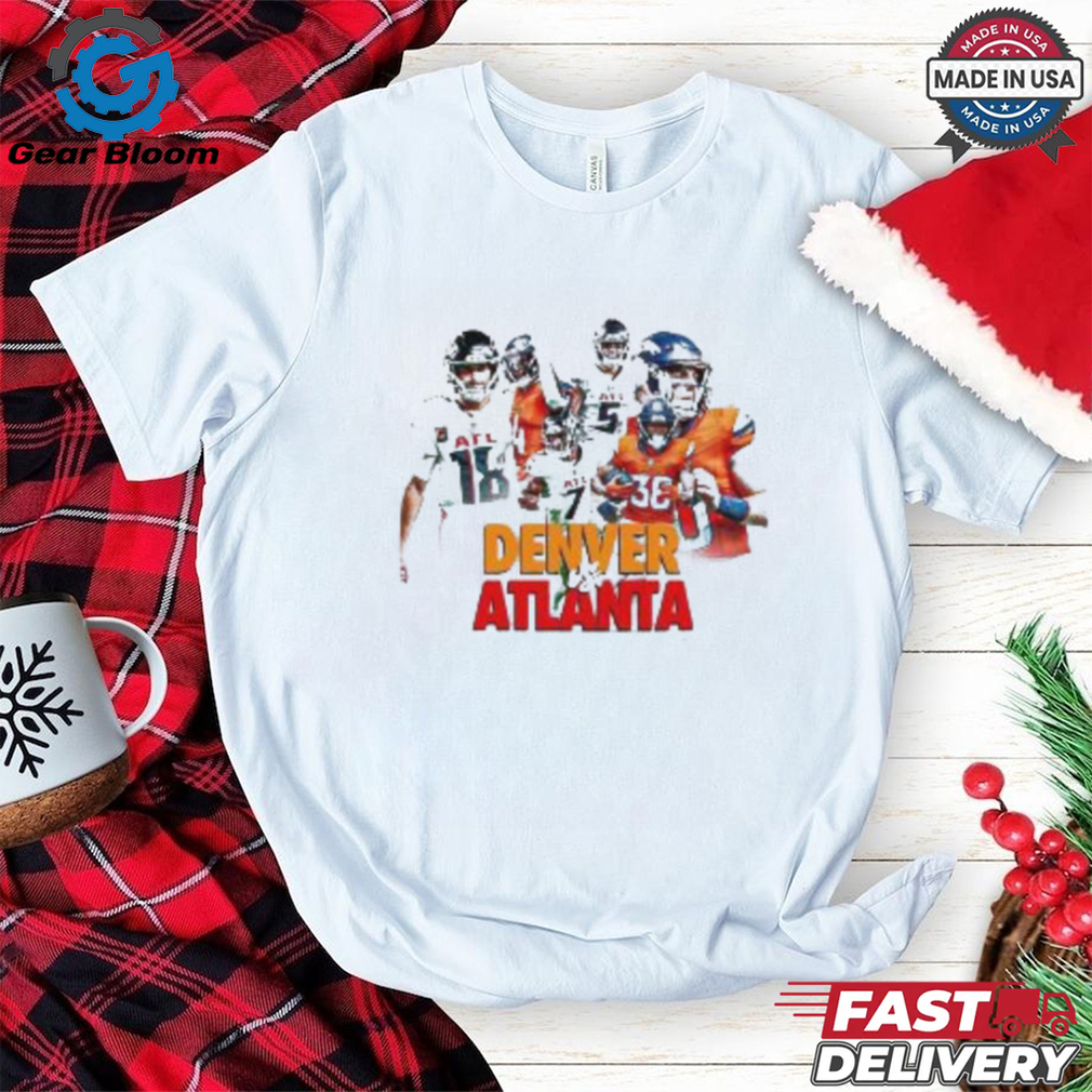 NFL Denver Broncos vs. Atlanta Falcons Sunday 11 17 2024 NFC South Players T shirt NFL Denver Broncos vs. Atlanta Falcons Sunday 11 17 2024 NFC South Players T shirt