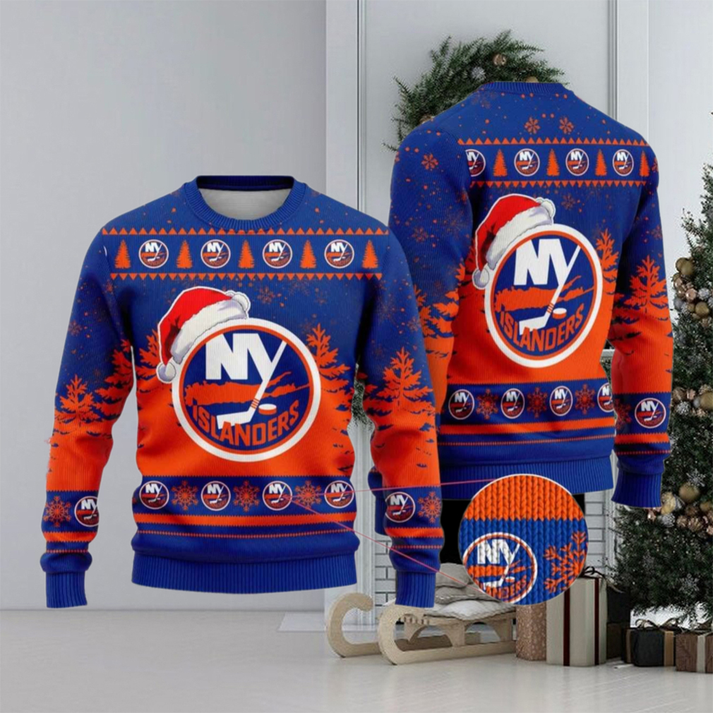 NHL New York Islanders Ugly Sweater, Funny Xmas Gift, Creative Christmas Ideas NHL New York Islanders Ugly Sweater, Funny Xmas Gift, Creative Christmas Ideas