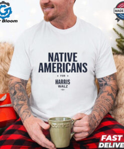 Native Americans For Harris Walz shirt