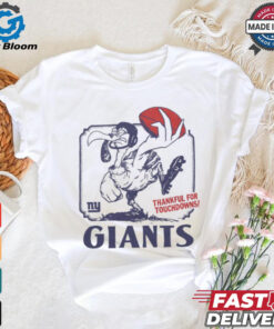 New York Giants Thankful For Touchdowns Shirt