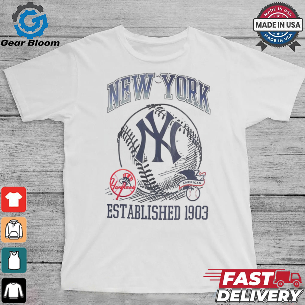 New York Yankees GTP Established Logo Shirt New York Yankees GTP Established Logo Shirt