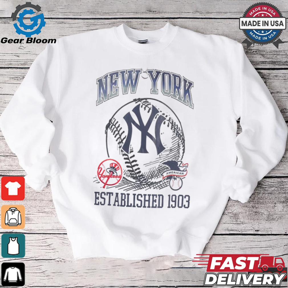 New York Yankees GTP Established Logo Shirt New York Yankees GTP Established Logo Shirt