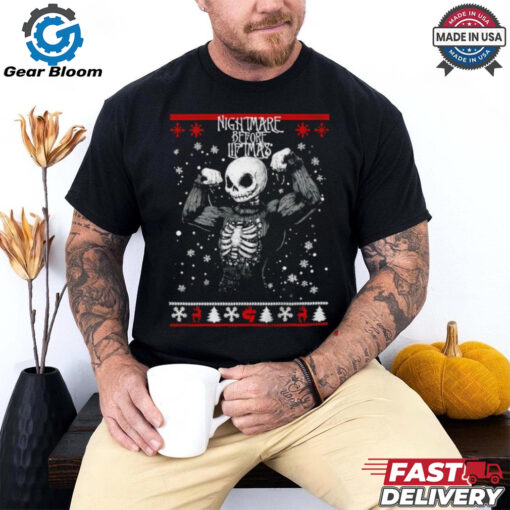 Nightmare Before Liftmas ugly Christmas shirt