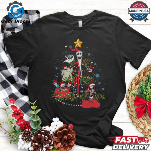 Nightmare Skeleton And His Squad Christmas Tree T Shirt