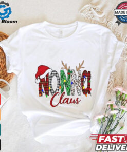 Noni Nonna Santa Claus Merry Christmas T Shirt