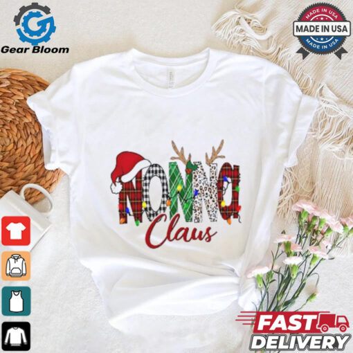 Noni Nonna Santa Claus Merry Christmas T Shirt